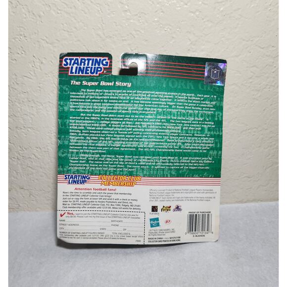 Starting Lineup NFL 1999-2000 New England Patriots Drew Bledsoe With Card New - Picture 4 of 9